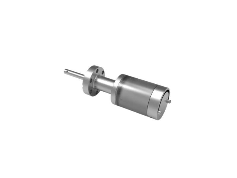 Angle-Adjustable Magnetic Rotary Feedthrough, 0°-180°,  CF16 Flange, 1/4" Shaft (manual)