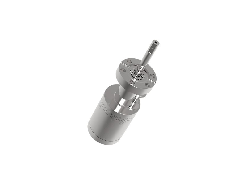 Magnetic Coupled Rotary Feedthrough (Manual) 180 Degree Rotation, CF34 Flange