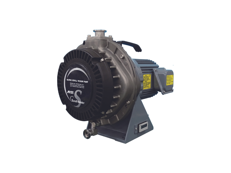 Dry/Oil-free scroll vacuum pump, 250 L/min, Single Phase, Vertical Inlet