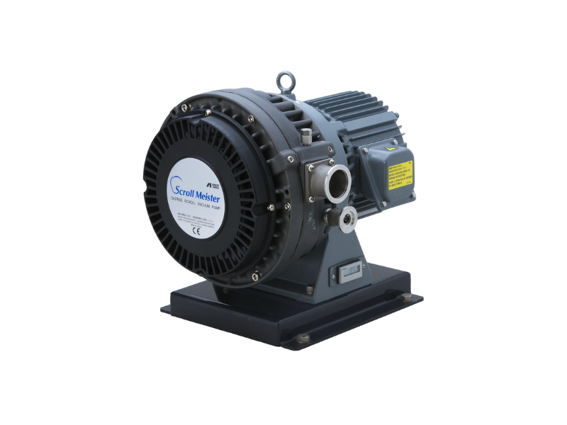 Dry/Oil-free scroll vacuum pump, 500 L/min, Single Phase, Vertical Inlet