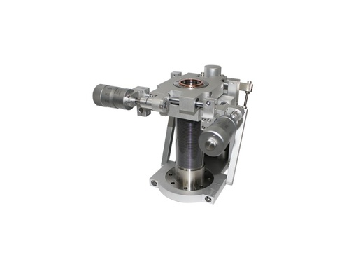 [SXYZ63Z150] Compact XYZ Stage, 150mm Z Travel, +/-12.5mm XY Travel, CF70 Travelling Flange, CF114 Mounting Flange